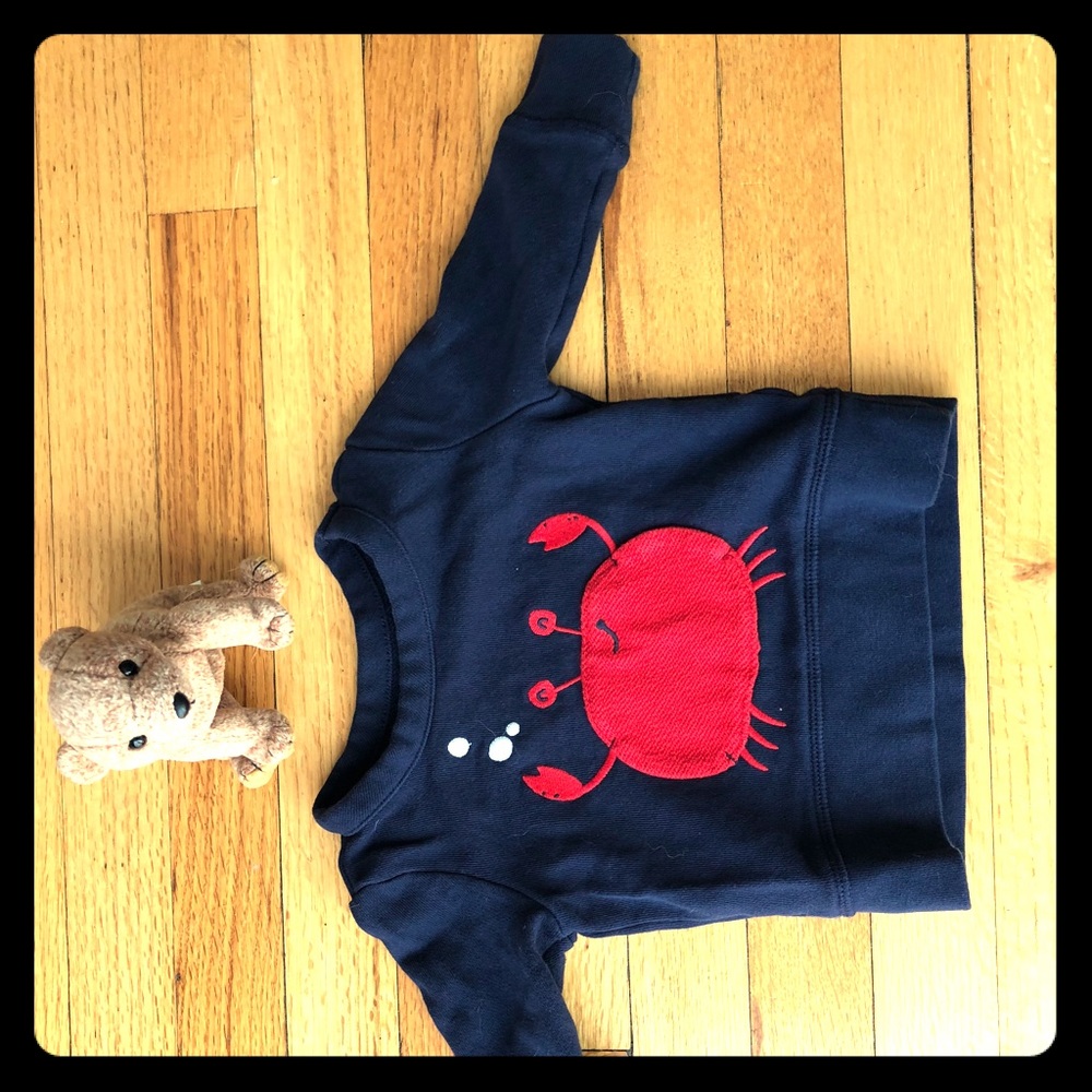 Soft and cozy crab shirt